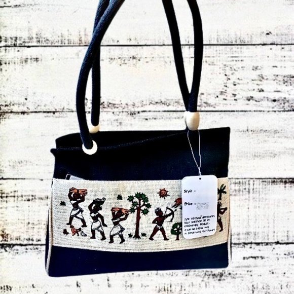 Jute Cottage Shoulder Handbag Eco-Friendly NEW - Picture 8 of 15